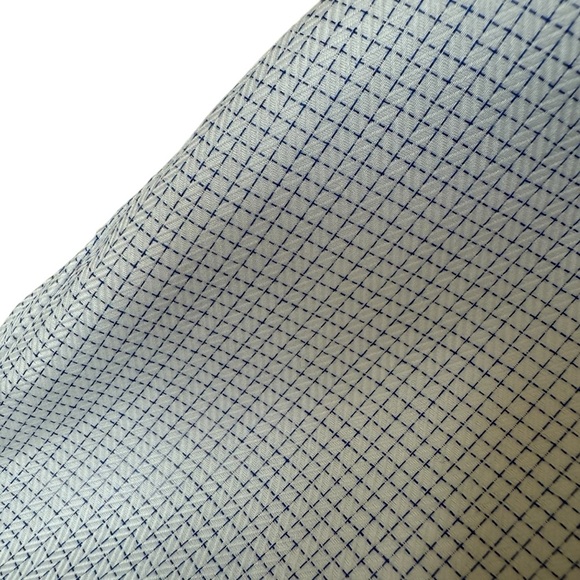 ETON Men's Dress Shirt Contemporary 42 16.5 Blue Grid Print Long Sleeve Business - Picture 8 of 9